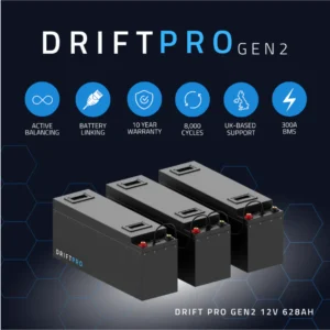 Alternative view of Fogstar Drift PRO 12V 628Ah LiFePO4 Leisure Battery (Gen2)