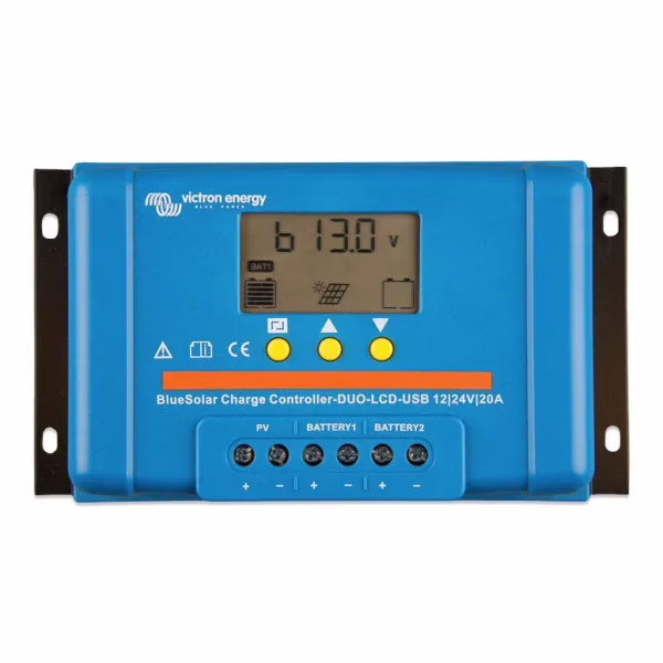 Victron BlueSolar PWM DUO-LCD & USB 12/24V-20A