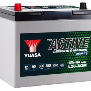 Yuasa Active Leisure AGM Battery 12V 90Ah 300A